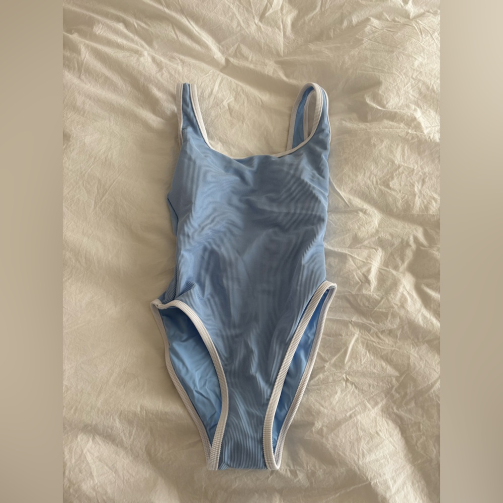 Light Blue One-Piece Swimsuit size Small.